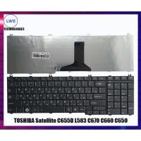 ราคา Toshiba Satellite C655D L583 C670 C660 C650 แป้นพิมพ์แล็ปท็อป (23368948368)