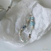 ราคา สายคล้องโทรศัพท์ Summer Sea Breeze Blue Star สายคล้องกล้องขนาดเล็ก DIY ป้องกันการสูญหาย -CY (44457163472)