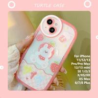 ราคา [พร้อมส่ง] เคสโทรศัพท์มือถือ กันกระแทก ลายการ์ตูนกระต่าย สําหรับ Apple iPhone 14 13 12 11 PROMAX XS XR XSMAX SE2020 6 7 8PLUS MINI (14485337503)