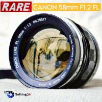 ราคา เลนส์มือหมุน CANON FL 58mm f1.2 Standard Prime Lens for FL FD Mount (26037532581)