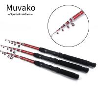 ราคา Muvako คันเบ็ดตกปลาคาร์บอนไฟเบอร์ แบบพกพา ยืดหดได้ คุณภาพสูง (6287674248)