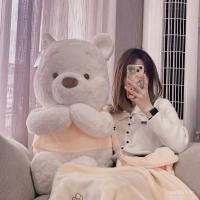 ราคา ตุ๊กตาหมีตุ๊กตาน่ารักจํากัดสาวหัวใจฤดูหนาวของขวัญวันเกิดเล็กๆน้อยๆหนังสือสีแดง ผู้มีอิทธิพล หมีตุ๊กตาหมอนฤดูหนาวหมีพูห์ มก7x (55602420379)