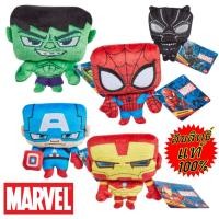 ราคา ตุ๊กตา MARVEL ซูเปอร์ฮีโร่ ลิขสิทธิ์แท้ (SPIDER-MAN IRON MAN CAPN AMERICA HULK BLACK PANTHER ) GYV30 # (40576710061)