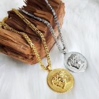 ราคา สร้อยคอจี้สี่เหลี่ยม ver.sace สร้อยคอผู้ชาย MZ1716 (44654196554)