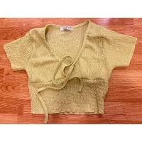 ราคา used ครอปสีเขียวมิ้นผูกหน้า (23021945051)