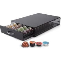 ราคา ที่วางกาแฟ Pod ลิ้นชักเก็บของเข้ากันได้กับแคปซูล Nespresso และ Nespresso Vertuo, ที่วางเครื่องชงกาแฟ, เครื่องจ่ายลิ้นชักPod, ความจุแคปซูล 40 (24206899600)