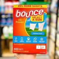 ราคา กล่อง 400 แผ่น Bounce Select Sixe 2X Power Scented Paper 400 แผ่นนําเข้าจาก USA (52954695033)
