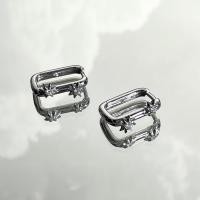 ราคา breathtaking.bkk — Hexagram, 925silver ต่างหูห่วงเงินแท้รูปดาวแฉก (44251252690)