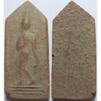 ราคา 1795 พระลีลา หลวงพ่อกวย ชุตินฺธโร วัดโฆสิตาราม (วัดบ้านแค) จังหวัดชัยนาท เนื้อดินเผา (29136077539)