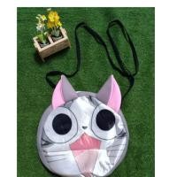 ราคา ‼️พร้อมส่ง‼️กระเป๋าสะพายข้างลายแมวจี้ (2190738609)