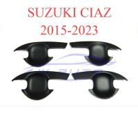 ราคา เบ้ารองมือเปิด Suzuki Ciaz ซูซูกิ เซียส 2015 - 2023 ดำด้าน เบ้ากันรอย ถาดรองมืิอเปิด กันรอยประตู ดำด้าน เบ้ามือจับประตู (22967952350)
