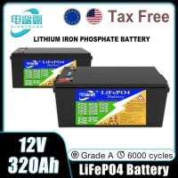 ราคา แบตเตอรี่ LiFePO4 แบรนด์ใหม่ 12V 24V 100Ah 200Ah 280Ah 300Ah 320Ah พร้อมที่ชาร์จสำหรับรถบ้านและรถเข็น (29939566917)