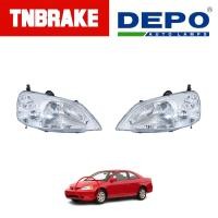 ราคา Depo ไฟหน้า โคมไฟ Honda Civic ฮอนด้า ซีวิค ปี 2001-2003 (13236530202)