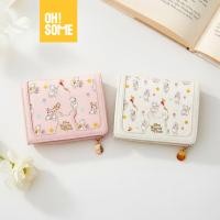 ราคา OHSOME x Disney กระเป๋าสตางค์ลายหมีพูห์ สีชมพูและสีขาว Winnie the Pooh Wallet (43960496052)