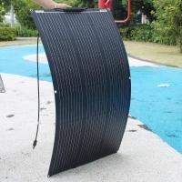 ราคา ETFE Solar Panel 18v 100w 200w 300w 400w Flexible Durable Waterproof Monocrystalline Solar Cell Solar Battery Charger (54300810162)