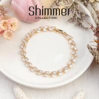 ราคา พร้อมส่ง!! สร้อยข้อมือเพชรสวิส CZ ข้อมือใบมะกอก เพชรสวยหรูดูดี ใส่ออกงาน ใส่เที่ยว วิ้งวับ ไม่ลอก ไม่ดำ (11211900759)