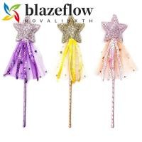 ราคา BLAZEFLOW Star Fairy Wand, Dreamlike Girls Wand Princess Wand, เครื่องแต่งกาย Props พลาสติกน่ารักที่มีสีสันเด็ก Stick Wand คอสเพลย์ Props (45155411889)
