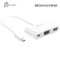 ราคา J5create อะแดปเตอร์หลาย USB Type-C เป็น VGA/USB 3.0 (JCA378) (54305757054)