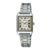ราคา Casio Standard นาฬิกาข้อมือผู้หญิง สายสเตนเลส รุ่น LTP-V007,LTP-V007SG,LTP-V007SG-9B,LTP-V007SG-9BUDF - สีเงินสลับทอง (5915150918)