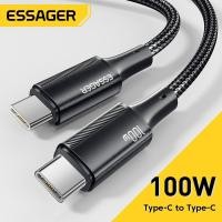 ราคา Essager PD Type C To Type C 100W สายชาร์จ Fasr สําหรับ Samsung ViVo Usb C To Usb C Cable (42277327800)