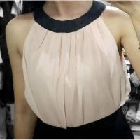 ราคา เสื้อเปิดไหล่สีชมพูอ่อนป้ายheaha (27902404054)