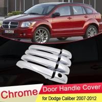 ราคา for Dodge Caliber 2007 2008 2009 2010 2011 2012 Luxurious Chrome Door Handle Cover Exterior Trim Ca (46055650514)