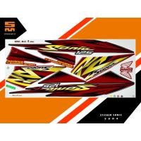 ราคา สติ๊กเกอร์ ฮอนด้า โซนิค แต่ง sonic 125 ล้อแม็ก ปี 2004 สีแดง (เคลือบเงาแท้) (1933199691)