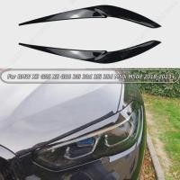 ราคา For BMW X5 G05 X6 G06 30i 30d 35i 35d M50i M50d 2018-2023+ Car Headlights Eyebrow Eyelids Cover Glo (41478464363)