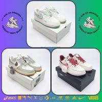 ราคา รองเท้าผ้าใบ Nike Air _Force 1 Low x SupremeWhite Red Su0220 (27355002487)