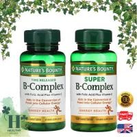 ราคา พร้อมส่ง Nature's Bounty Super B-Complex with Folic Acid Plus Vitamin C 125 Coated Tablets (27163959955)