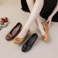 ราคา Tory Burch ผู้หญิงกระจก Ballerina รองเท้า Tory Burch ผู้หญิงหนัง Tory Ballerina รองเท้า 5 ซม.สูง (57202636958)