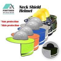 ราคา MYSafety หมวกกันน็อคบังแดด Brim หมวกแข็งแรงคอ Shield Face Outdoor Sun Shade ป้องกันหัวทํางานหมวกฤดูร้อน (28487498499)