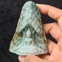 ราคา หยกพม่าแกะสลักพระพุทธรูปก้อนดิบ☘️ (26306957500)