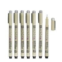 ราคา (KTS)(SALE)ปากกา Sakura Pigma สีดำ (เลือกขนาดได้) ปากกาพิกม่า ปากกาเขียนแบบ ปากกาหัวเข็ม Sakura Pigma Micron (6386085893)