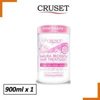 ราคา ใหม่ CRUSET ครูเซ็ท ซากุระ เคราติน บลอสซั่ม แฮร์ ทรีทเมนท์ 900ml. สำหรับผมแห้งเสีย (40962361522)