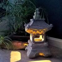ราคา Solar Led Light Garden Lamp Chinese Style Zen Stone Tower Decor Garden Decoration Resin Crafts Outdoor Limestone (18985510168)