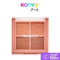 ราคา Merrezca Eye Color Palette #01 เมอร์เรซกา อายแชโดว์พาเลท 4 สี. (24046367189)