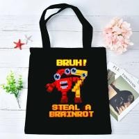ราคา 67 Six Seven Canvas Tote Bags Insulated Eco Friendly Digital Print Travel Folding Daily Use Sustainable Handmade Zero Waste (53955689462)