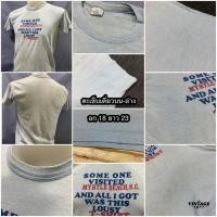 ราคา เสื้อวินเทจ USA งานเก่า ตะเข็บเดี่ยว ยก 4 ตัว (10923318521)