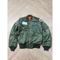 ราคา (ไซส์ L) JACKET FLYER’S เสื้อไฟท์อัลฟ่า Ma-1 CWU-45P เสื้อกันหนาว ใส่คุมเท่ๆ แบบวัยรุ่นอเมริกา ทรงนักบิน bomber #J473 (40265162478)