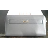 ราคา กระเป๋าสตางค์ ELLE เทา ใหม่ แท้ (23910767615)