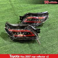 ราคา ไฟทับทิมท้าย ไฟในกันชนท้าย ไฟเบรกในกันชน Toyota Vios 2007-2012 LED light Bar V2 (3823387372)