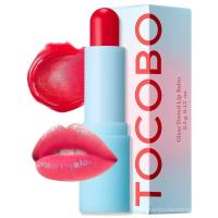 ราคา TOCOBO Glass Tinted Lip Balm 011 Flush Cherry – Vegan Korean Lip Care for Deep Hydration - Tinted Glass Glow Moisturizin (56804930330)