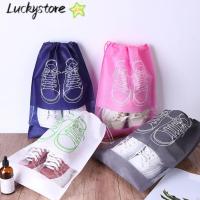ราคา กระเป๋าเก็บโชคดี, กระเป๋าใส่รองเท้ากันฝุ่นสีเทา/ดํา/น้ําเงิน, ผ้าไม่ทอที่มีประโยชน์หูรูดแบบพกพาออแกไนเซอร์ (27811430353)