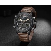 ราคา naviforce watch แท้ นาฬิกาข้อมือผู้ชาย ของแท้ 100% รุ่น NF9160 B/Y/BN สายหนังสีน้ำตาล รับประกัน 1ปี มีเก็บเงินปลายทาง (2102167478)