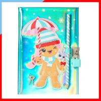 ราคา SMD017 สมุดไดอารี่ สมิกเกอร์ smiggle Dual Flavour A5 Lockable NoteBook (6513830084)