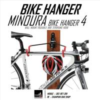 ราคา ที่แขวนจักรยานติดผนัง MINOURA : BIKE HANGER 4M / WALL MOUNT FOLDABLE BIKE STORAGE HOOK (23761561603)