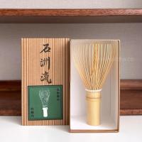 ราคา แปรงมัทฉะไม้ไผ่ขาว ด้ายขาว Sekishu-ryu Takayama Chasen 64 ซี่ | Made in Japan พร้อมส่ง (41707661030)