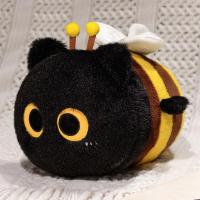 ราคา 【Ready Stock】 Cartoon Cat Doll Black Cat Pillow Plush Toy Cat Secret Doll Funny Cute Bee Doll DcPv (56955389006)
