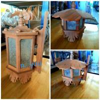 ราคา โคมไฟไม้สัก ไม้เก่าแห้ง ทาสี (7472980607)